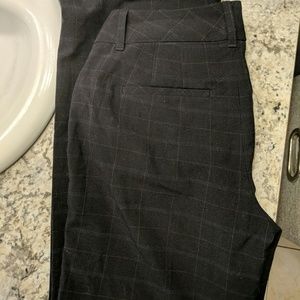 Black pin stripped dress pants